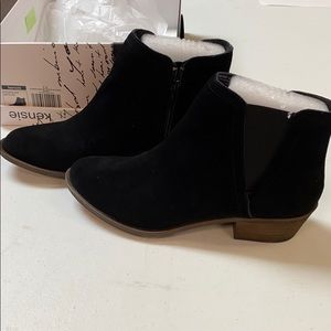 NEW Kensie Black Suede Boot